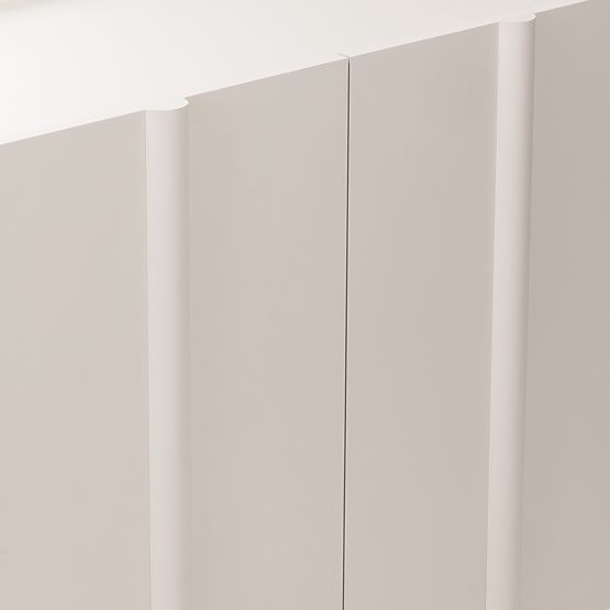 Négyrészes Moss kasmír komód, lekerekített