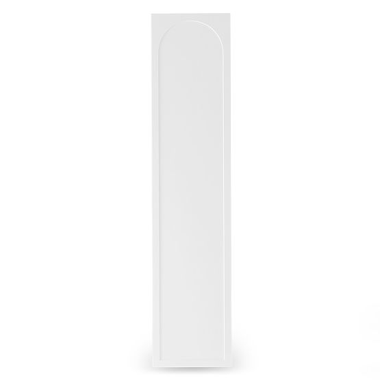 Neroli szekrényajtó, 45,6 cm, íves panel, fehér, jobb