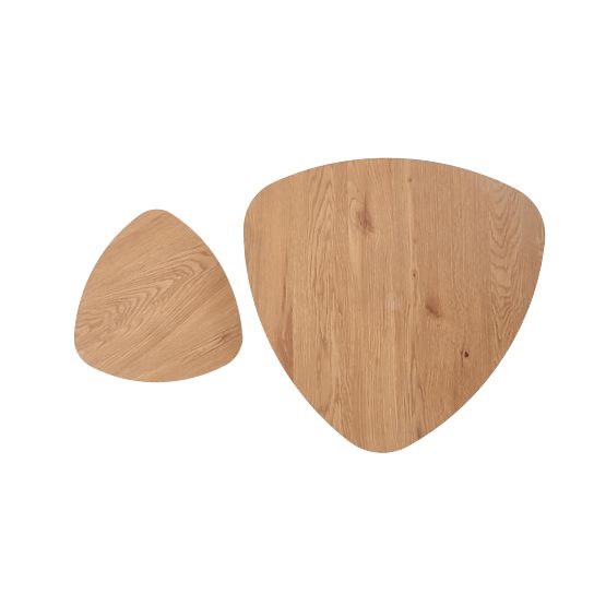 NICEA 2, 2 pad arany tölgy/fekete pad készlet