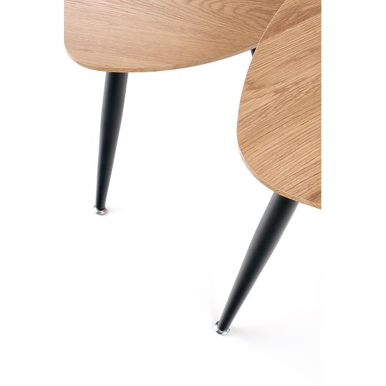 NICEA 2, 2 pad arany tölgy/fekete pad készlet