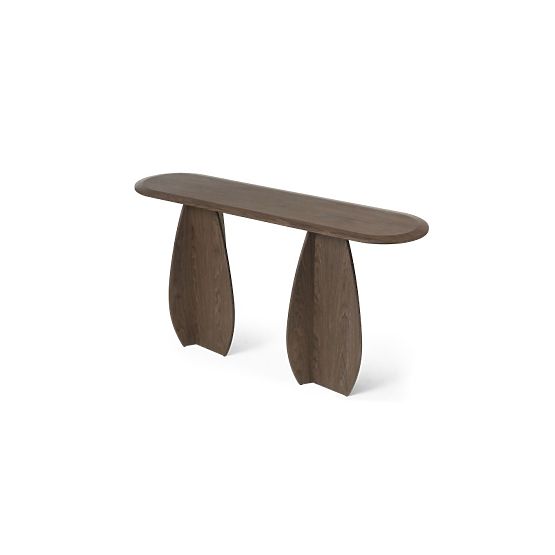 Noku konzolas/íróasztal 150 cm, sötét dió