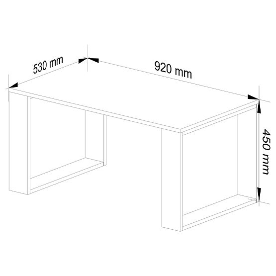 NOX KONFERENCIAASZTAL SONOMA TÖLGY / FEHÉR