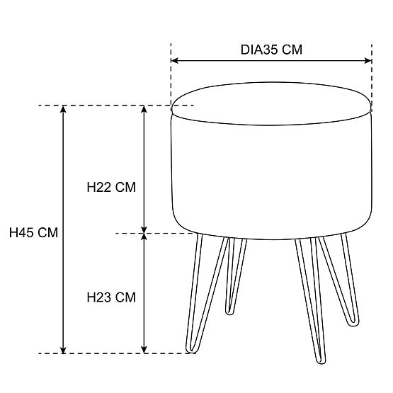 NYITHATÓ LILI GRAFIT PUFF