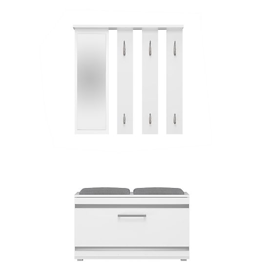 Opal OPAL FEHÉR ruhásszekrény