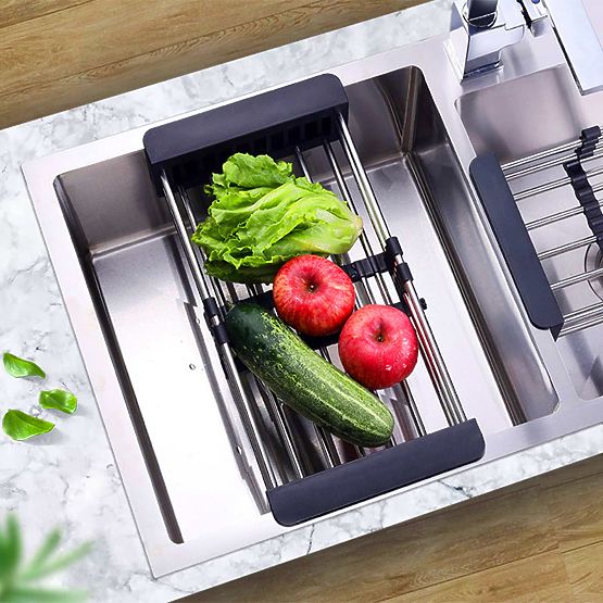 ORDOS fekete mosogató kosár csepegtető