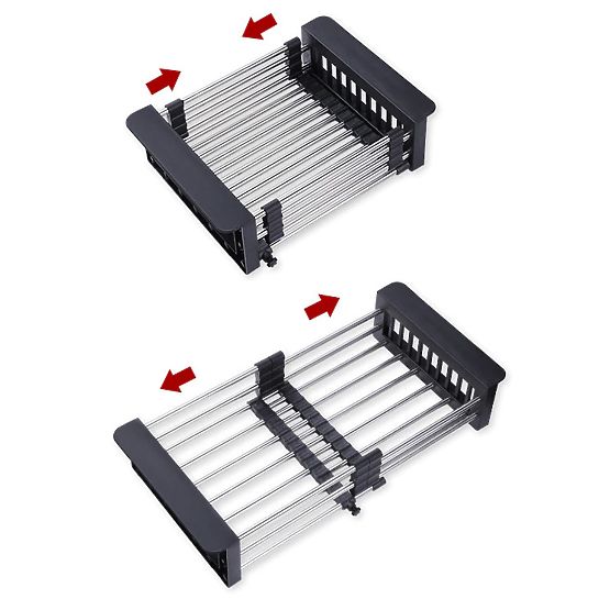 ORDOS fekete mosogató kosár csepegtető