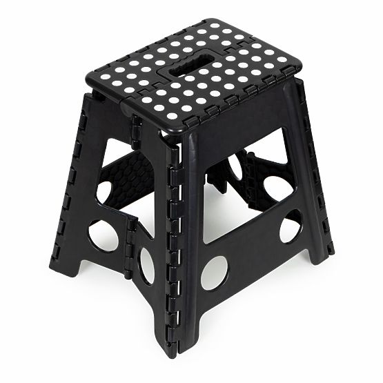 Összecsukható 1 lépcsős műanyag zsámoly 39 cm