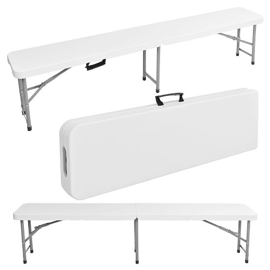 Összecsukható catering pad 180 cm fehér