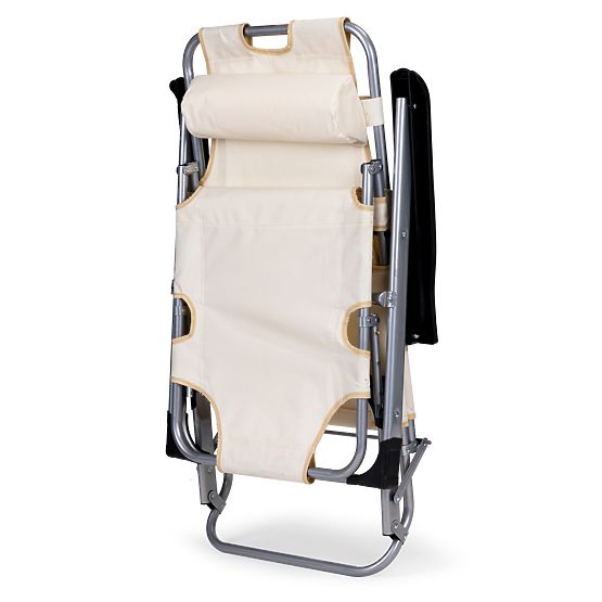 Összecsukható kerti strand szék nyugágy 2 az 1-ben