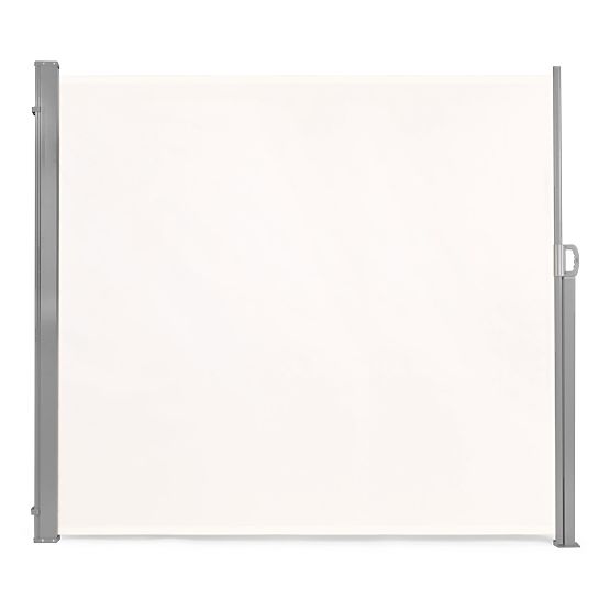 Összecsukható napellenző 300x200 cm oldalsó roló paraván kertbe teraszra bézs