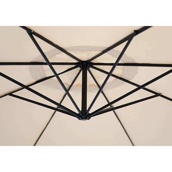 Összecsukható napernyő a teraszra - bézs