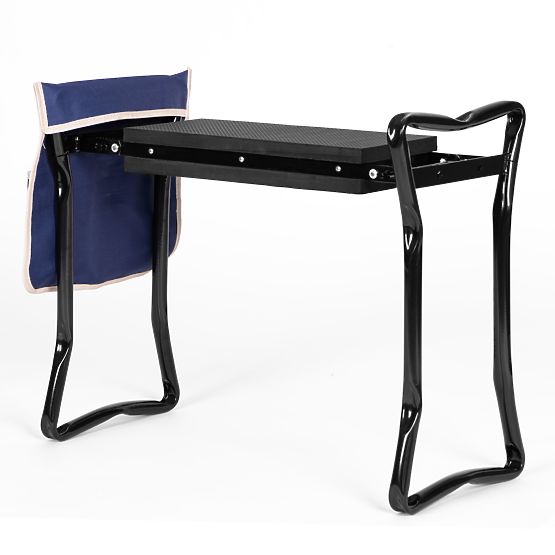 Összecsukható térdeplő - kerti munkaszék 2 az 1-ben - kék