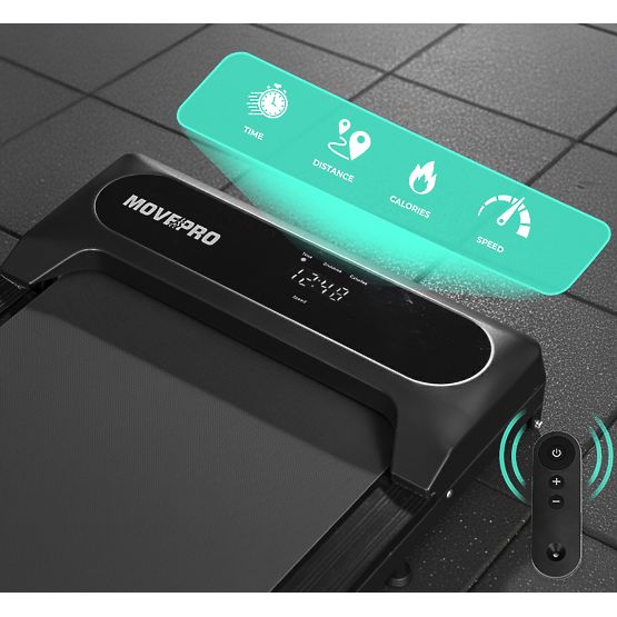 Otthoni futópad elektromos tartóval walking pad edzéshez asztal alá 10 km/h ModernHome