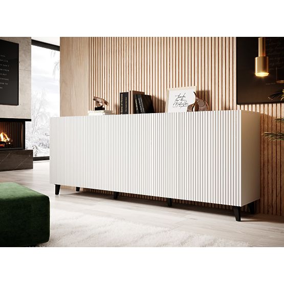 PAFOS KOMÓD 200 4D FEHÉR MATT/FEHÉR MATT