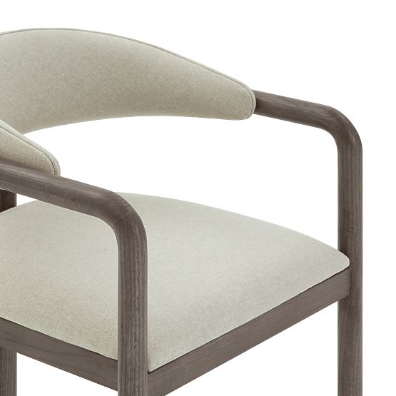 Palena étkezőszék, tömör tölgyfa, eszpresszó barna/bézs