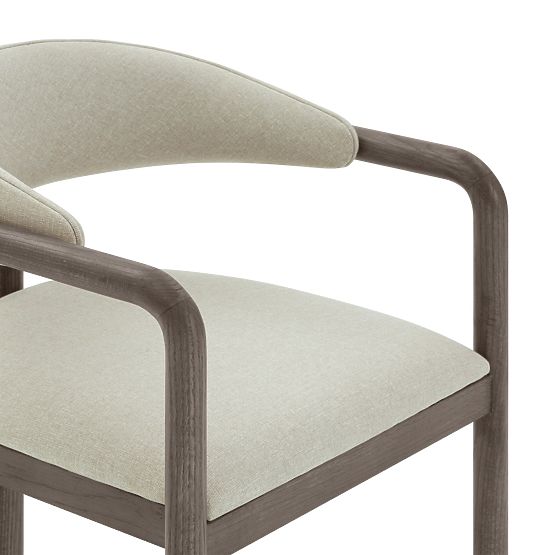 Palena étkezőszék, tömör tölgyfa, eszpresszó barna/bézs