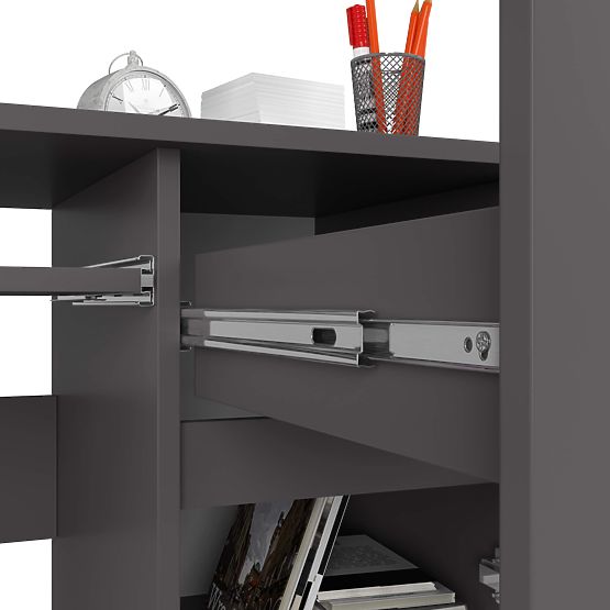 PIKSEL PK SZÜRKE SZÁMÍTÓGÉPASZTAL - JOBBOS