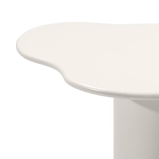 Pinar étkezőasztal 180 cm, szürke-bézs, lekerekített formák