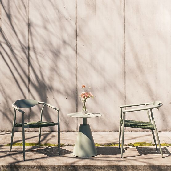 Piretto kerti szék, technorattan, alumínium, zsálya