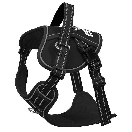 PJ-063 fekete XL kutyahám és póráz