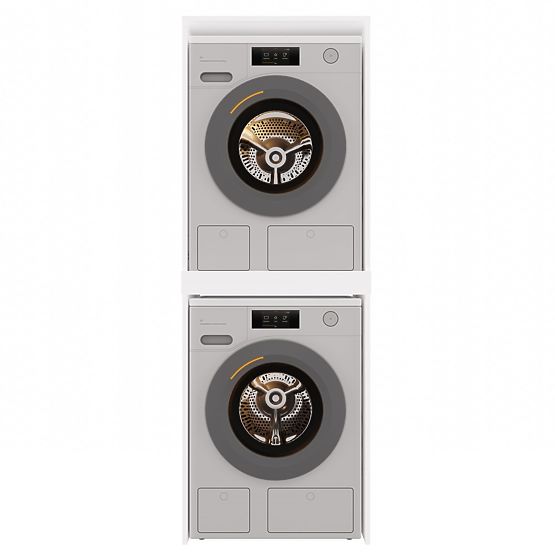 Pola Twin Fehér Mosó- és Szárítógép Szekrény