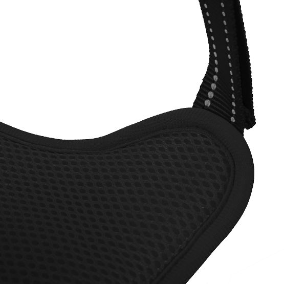 Póráz és hám kutyáknak PJ-047 fekete XS