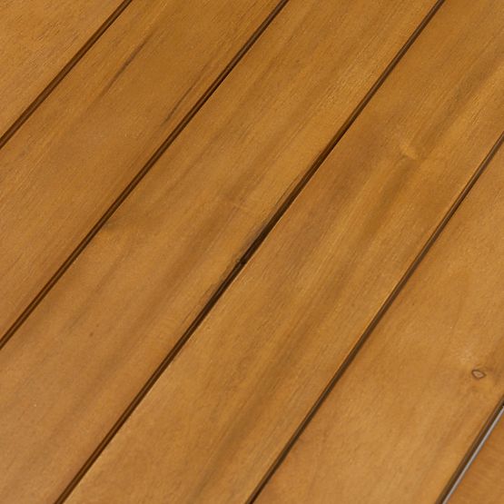 Porticato kerti kihúzható asztal 211-300 cm akácfa FSC, teak megjelenés, világos bézs