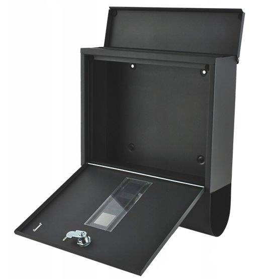 Postaláda újságtartóval horganyzott acélból