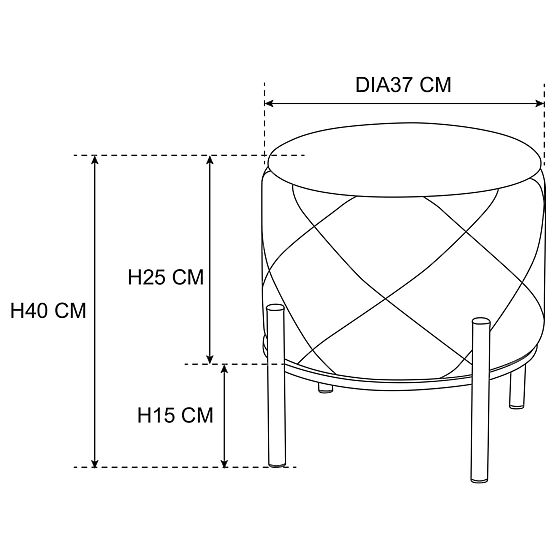 PUF SAVANA PÚDERRÓZSASZÍN