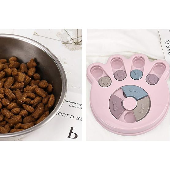 Puzzle játék kutyáknak és macskáknak Brady rózsaszín