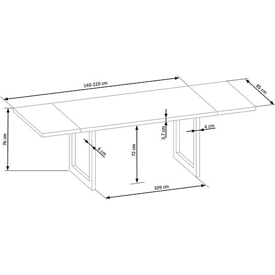 RADUS 140 étkezőasztal