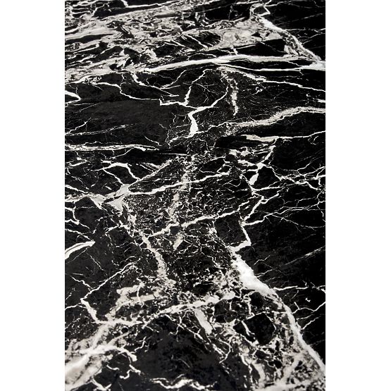 RAYMOND 2 asztal, lap - fekete márvány, lábak - arany (2p=1db)