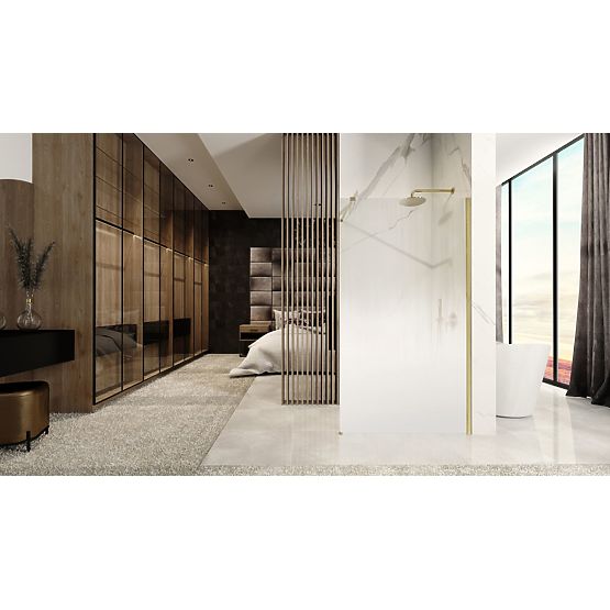 Rea Aero Ombre Zuhanyfal Arany Szálcsiszolt/Fehér 110