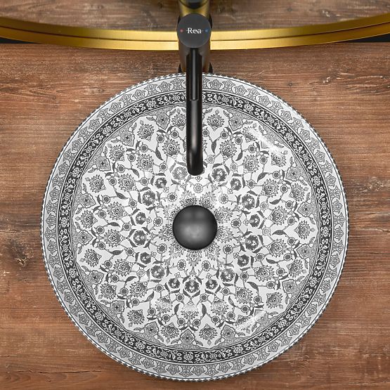 Rea Arte sötétszürke asztali mosdókagyló