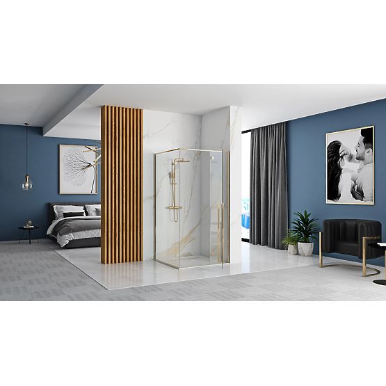 Rea Fargo 120x90 Zuhanykabin Arany