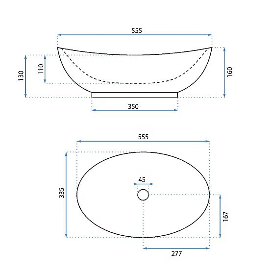 Rea Kate 56 bútor mosdó