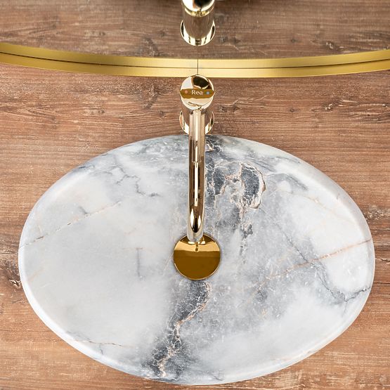 Rea Linda Gránit Matt Bútor Mosdókagyló