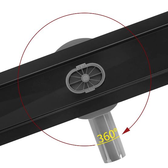 REA Neox lineáris lefolyó fekete 50