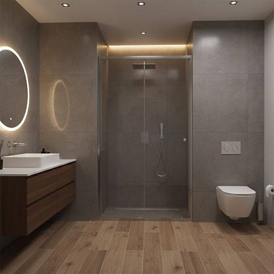 Rea Primo Slide 100 Króm Zuhanyajtó