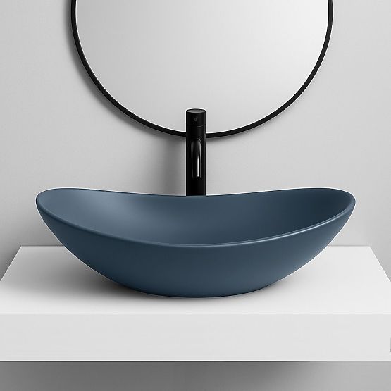 Rea Royal Blueberry Matt bútor mosdókagyló
