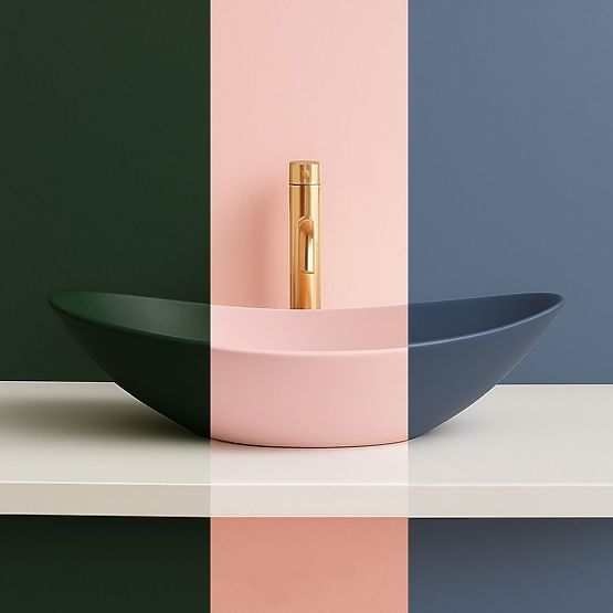 Rea Royal Blueberry Matt bútor mosdókagyló