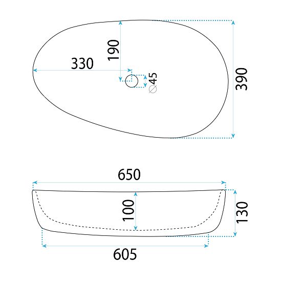 Rea SANDRA bútor mosdó