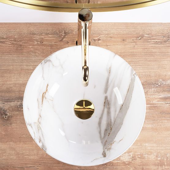 REA STELLA Aiax Shiny bútor mosdókagyló