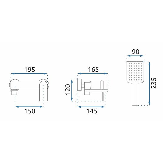 REA STORM Kádcsaptelep Kefe Réz