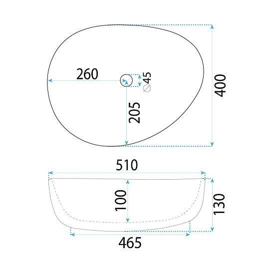 REA VANILA bútor mosdókagyló
