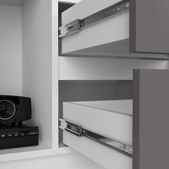 REGÁL R11 R80 1D 2SZ CLP PK FEHÉR / SZÜRKE