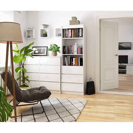 REGÁL R60 3SZ 2P CLP PK FEHÉR