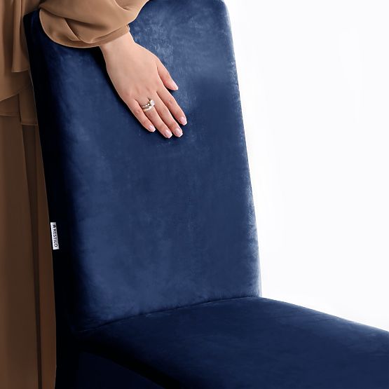 RESTILO SENTO szék huzat indigó színben, sima klasszikus stílus