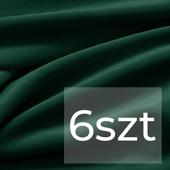 RESTILO SENTO sötétzöld szék huzat sima klasszikus stílus