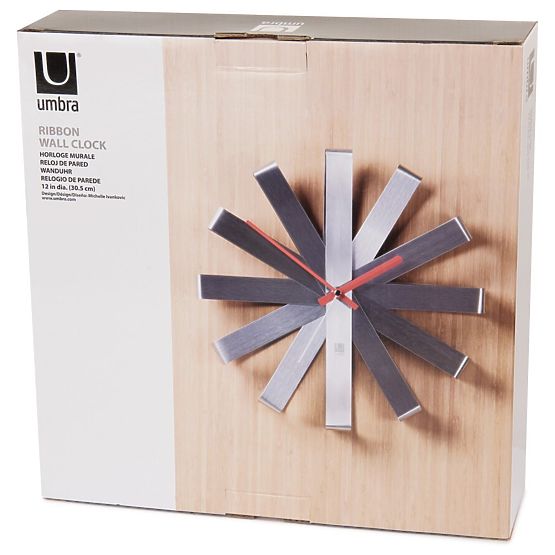RIBBON óra szürke színben, Umbra
